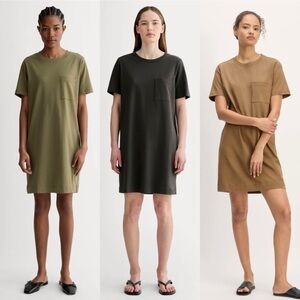 Everlane Bundle 3 The Organic Cotton Weekend Tee Dress NWOT